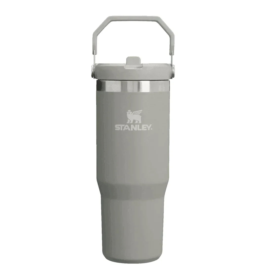 Stanley The Iceflow Flip Straw Tumbler Pipetli Termos Kül Rengi 30 OZ - 0.88L