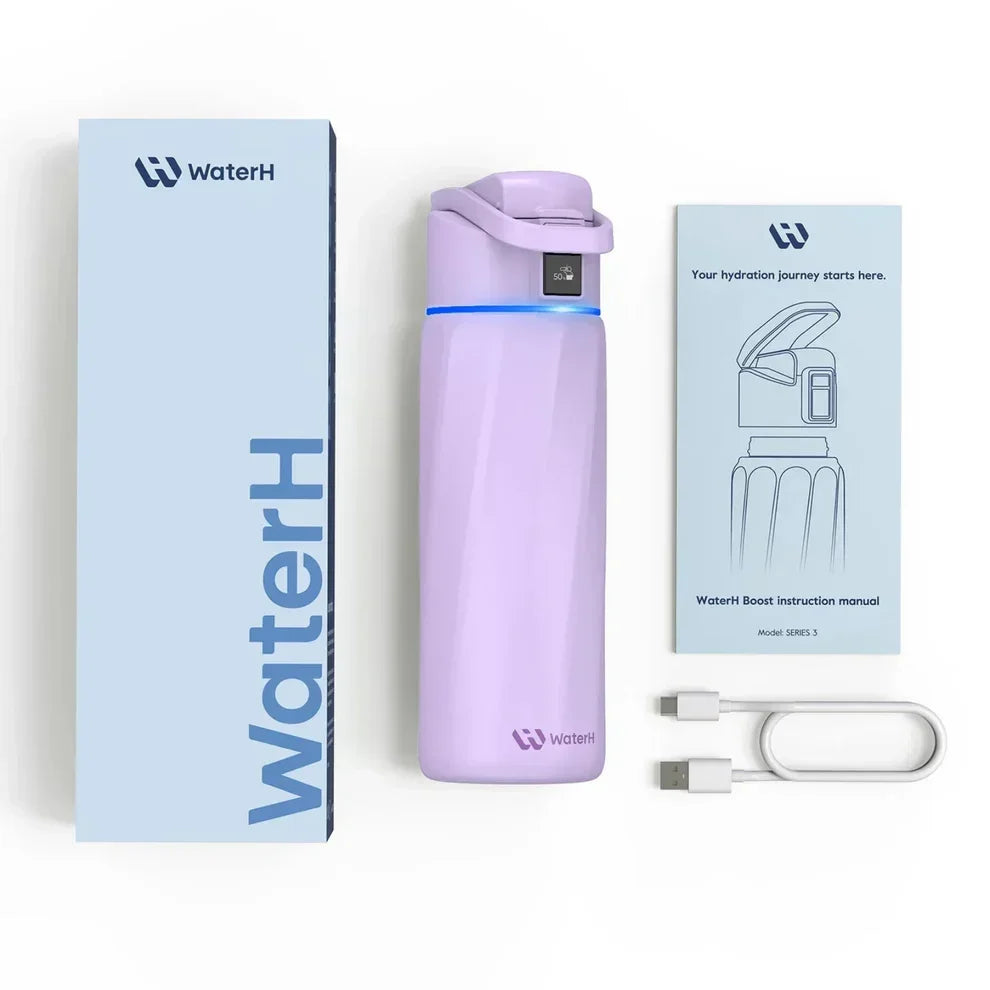 WaterH Boost Akıllı Termos 0.7L/24oz Mor
