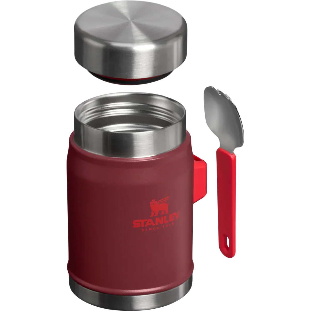 Stanley Classic Legendary Paslanmaz Çelik Yemek Termosu Cranberry 0.40 L