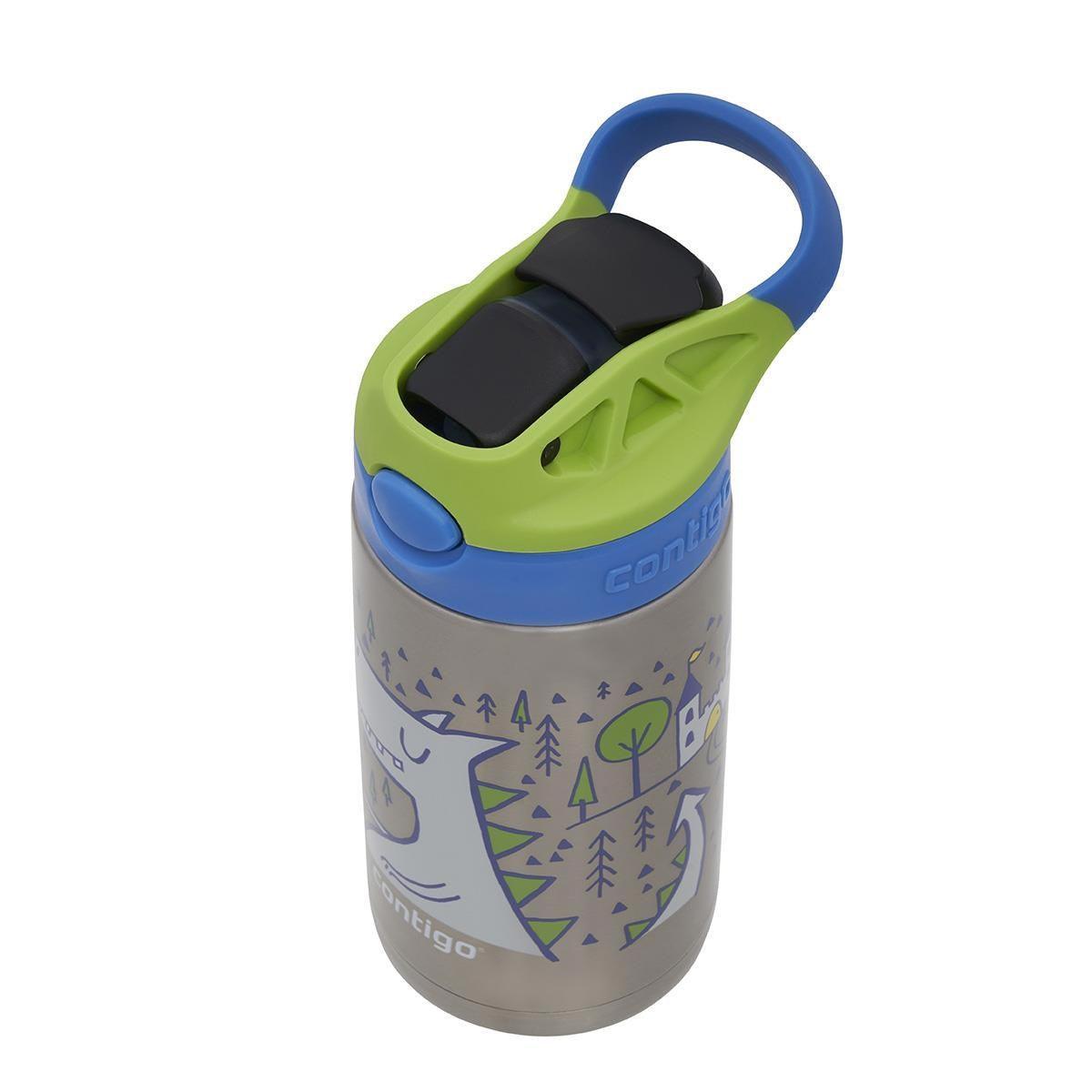 Contigo Gizmo Dragon Çelik Çocuk Suluğu 420ML Ejderha Desenli
