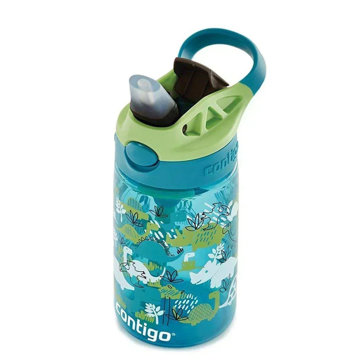 Contigo Gizmo Flip Pro Dinos Tritan Çocuk Suluğu 420ML Yeşil