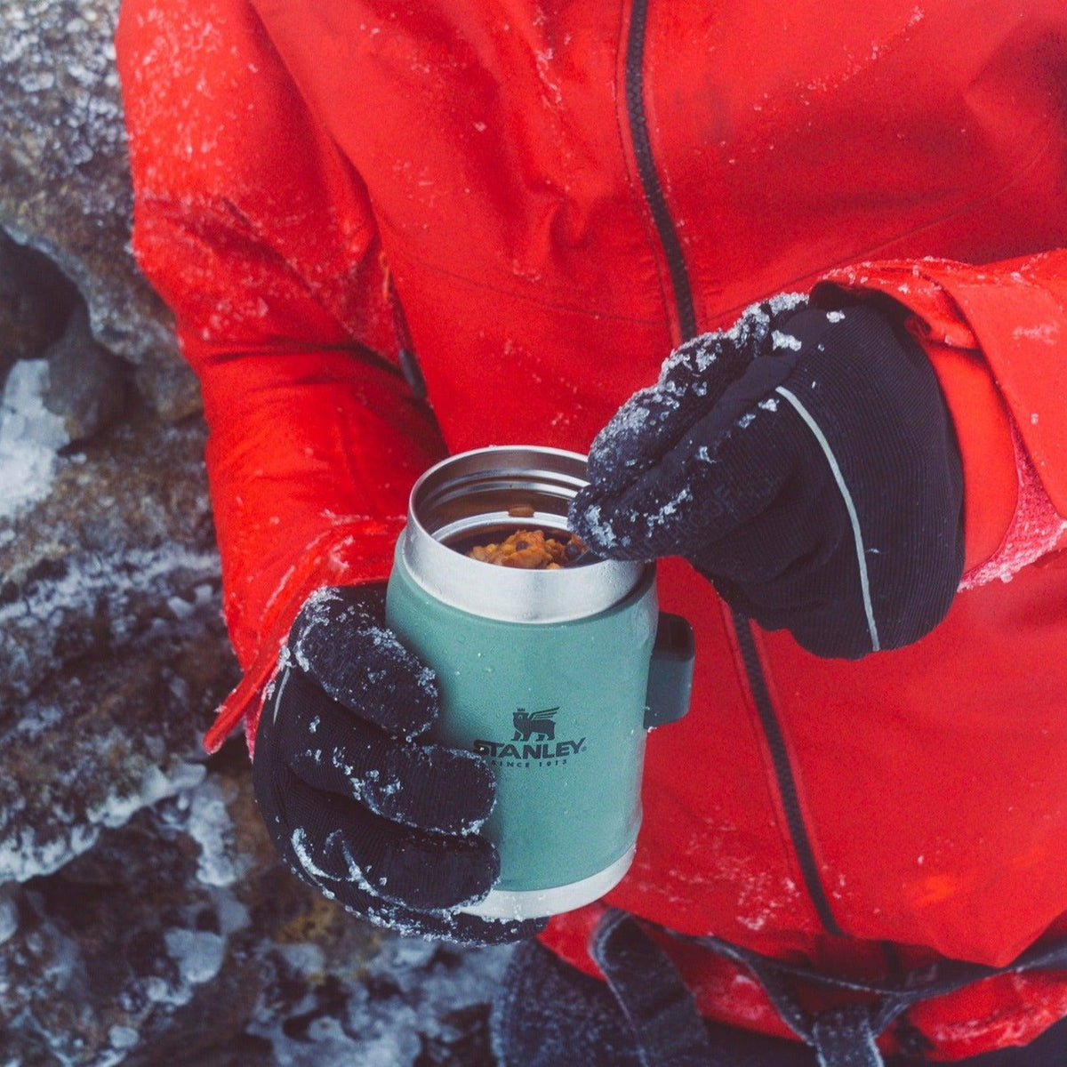 Stanley Classic Legendary Paslanmaz Çelik Yemek Termosu Yeşil 0.40 L