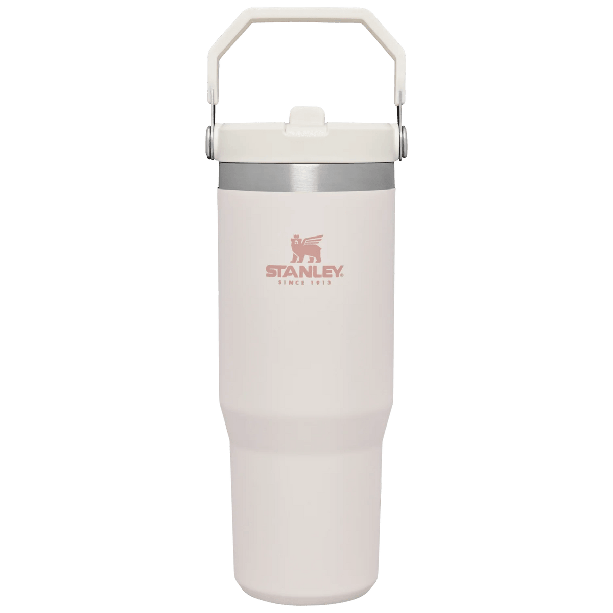 Stanley The Iceflow Flip Straw Tumbler Pipetli Termos Rose Quartz 30 OZ - 0.88L