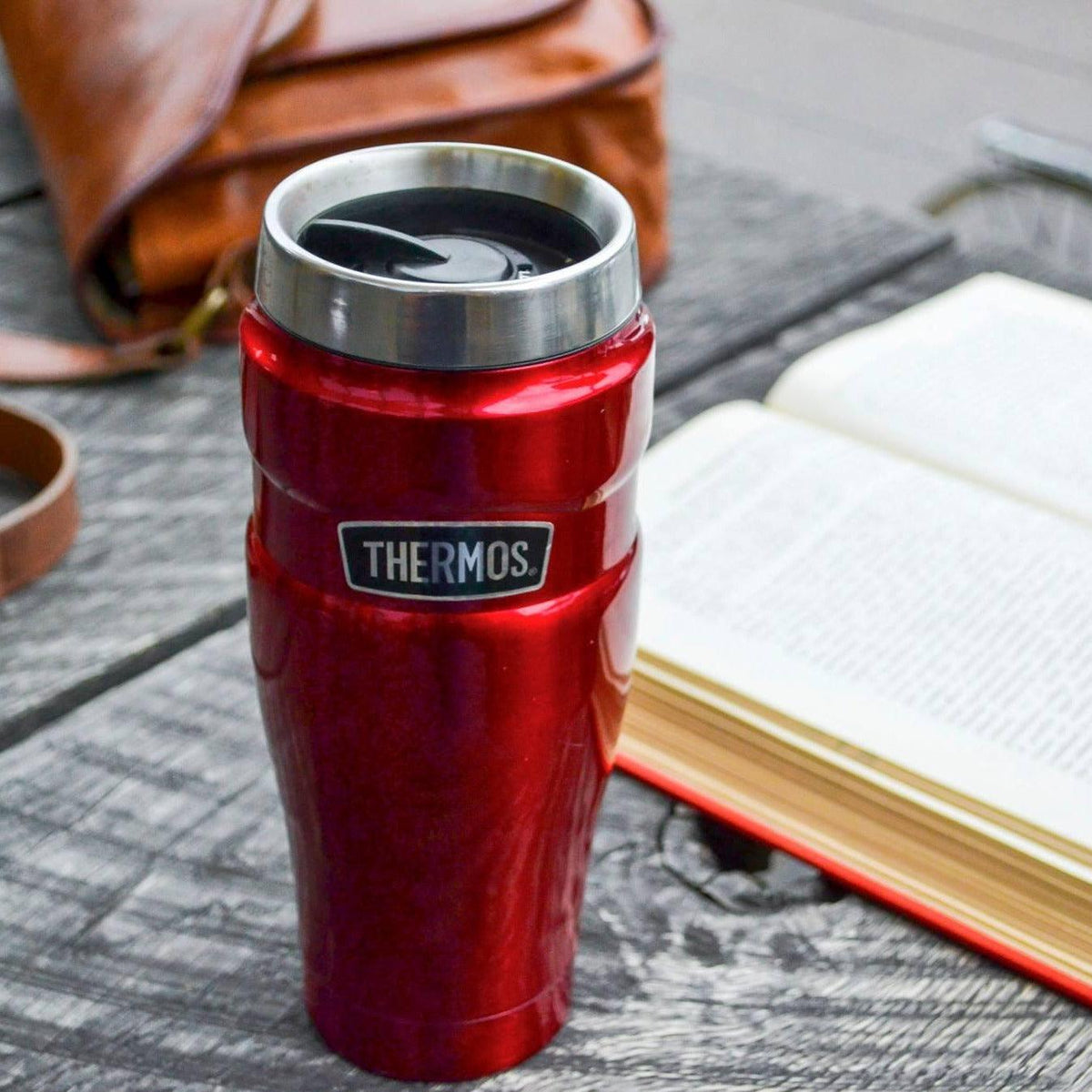 Thermos Çelik Mug Termos Kırmızı 0.47 L