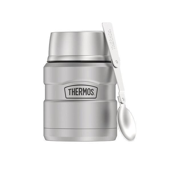 Thermos Çelik Yemek Termosu Mat Gümüş 0.47 L