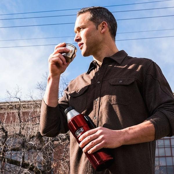 Thermos Paslanmaz Çelik Kırmızı 1.2 L