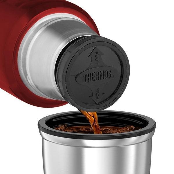Thermos Paslanmaz Çelik Kırmızı 1.2 L
