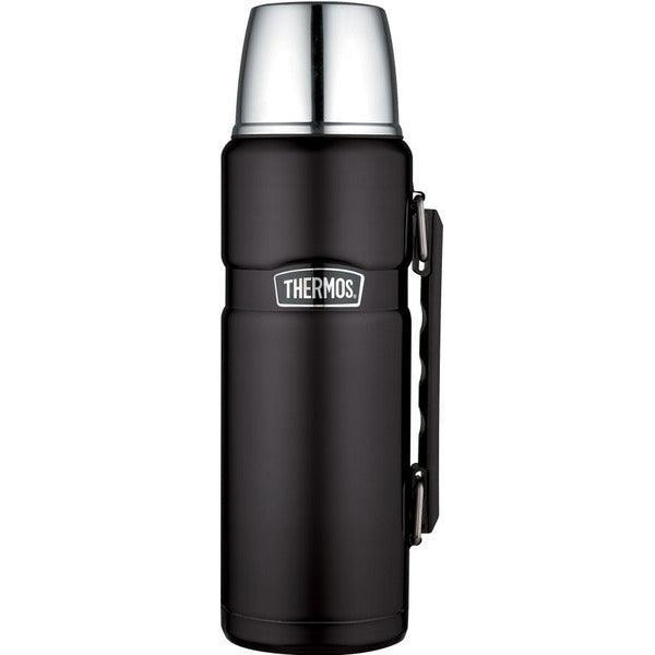 Thermos Paslanmaz Çelik Termos Mat Siyah 1.2 L