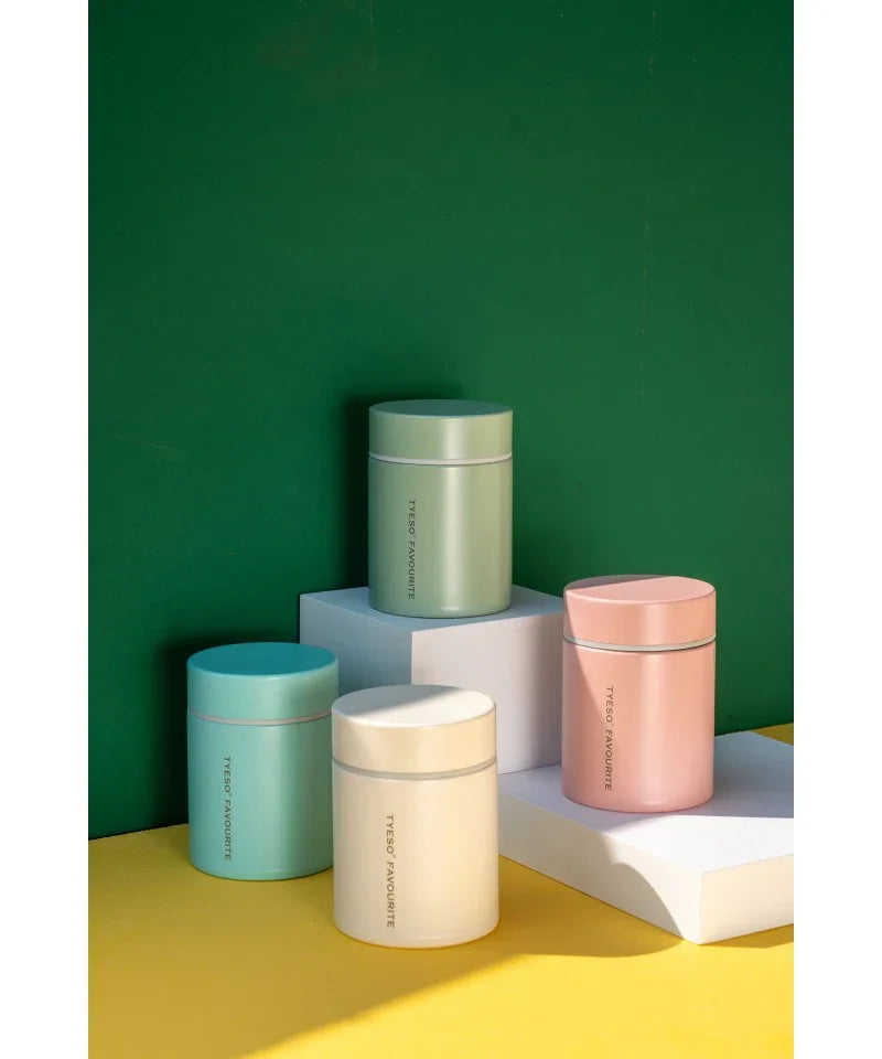 Tyeso Gourmet Anne Bebek Mama Vakumlu Termos Cep Boyu 260ML Mavi