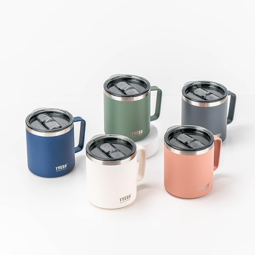 Tyeso Silviya Mug Vakumlu Paslanmaz Çift Duvarlı Termal Kapaklı 0.40 L