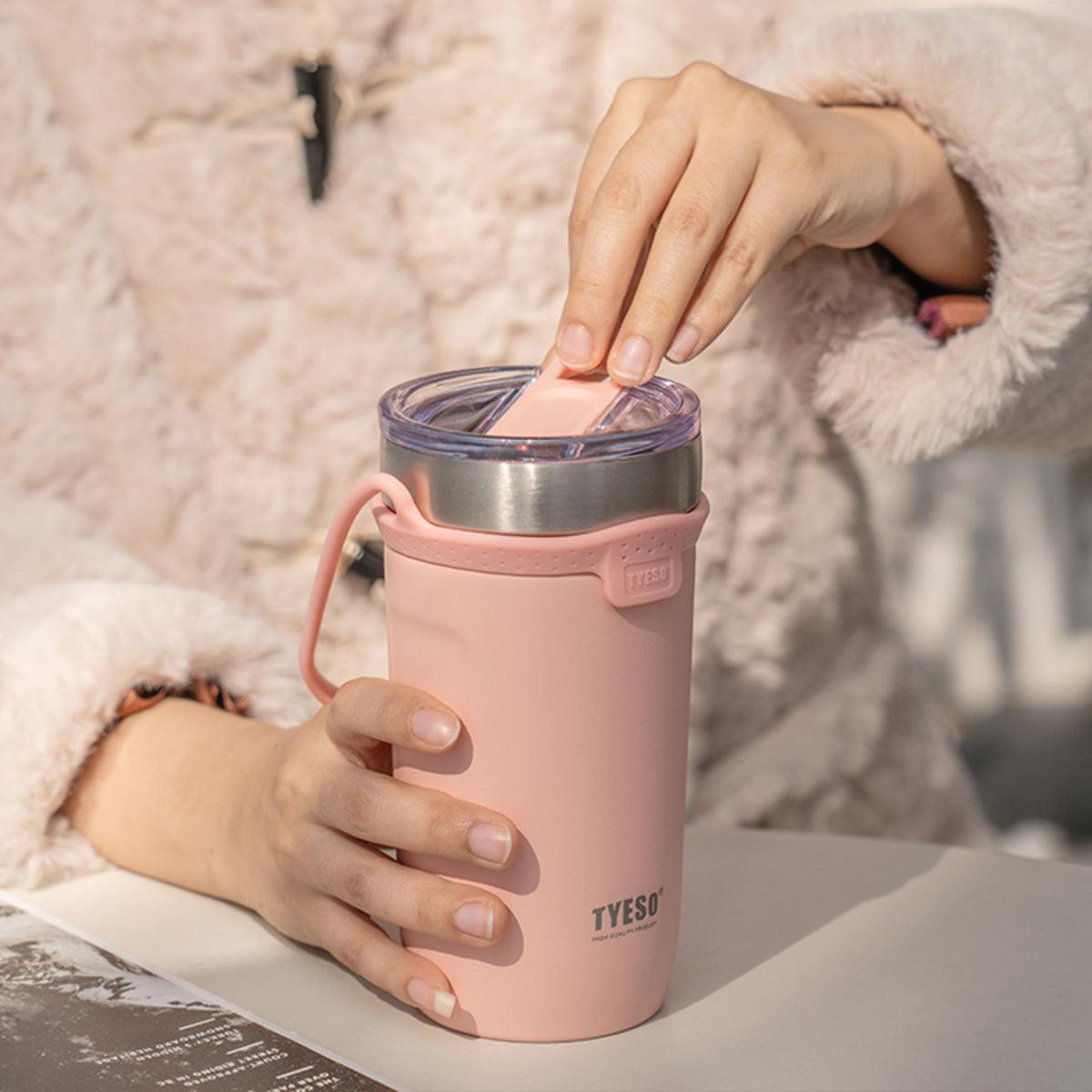 Tyeso SoulMate Tumbler Vakumlu Paslanmaz Çelik Silikon Askılı