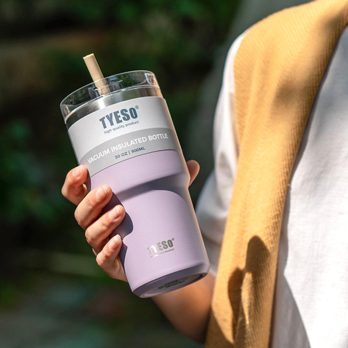 Tyeso TripleTask Termos Vakumlu Paslanmaz Çelik Pipetli 0.60 L