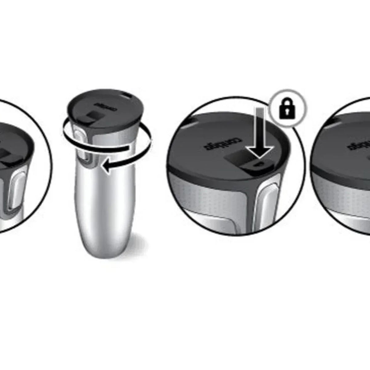 Contigo Westloop Mat Mavi (Monaco Blue) Termos Bardak 470 ml.