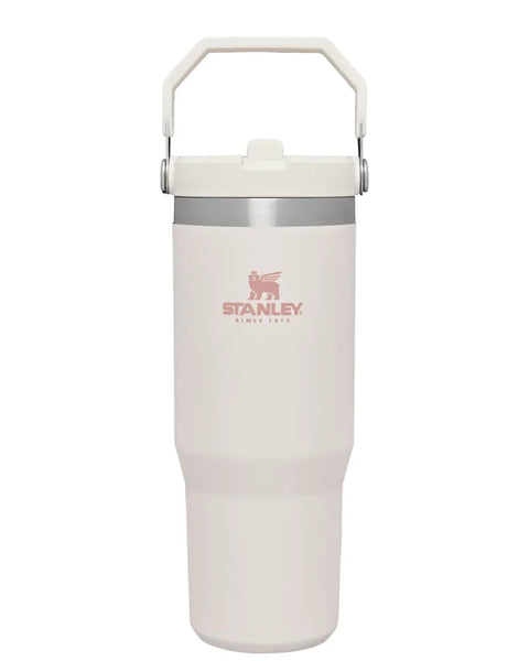 Stanley The Iceflow Flip Straw Tumbler Pipetli Termos Rose Quartz 30 OZ - 0.88L