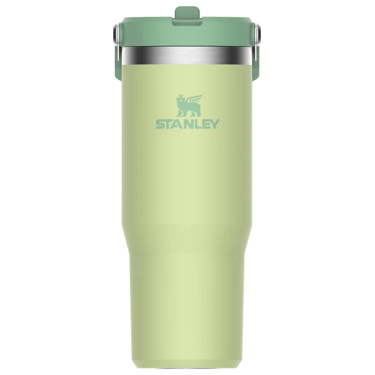 Stanley The Iceflow Flip Straw Tumbler Pipetli Termos Citron Açık Yeşil 30 OZ - 0.88L