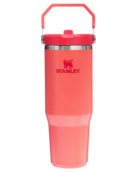 Stanley The Iceflow Flip Straw Tumbler Pipetli Termos Hot Coral 0.89L