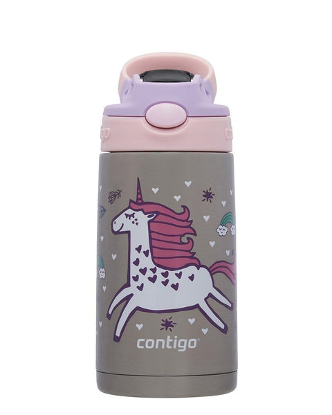 Contigo Gizmo Unicorn Çelik Çocuk Suluğu 380ML Pembe