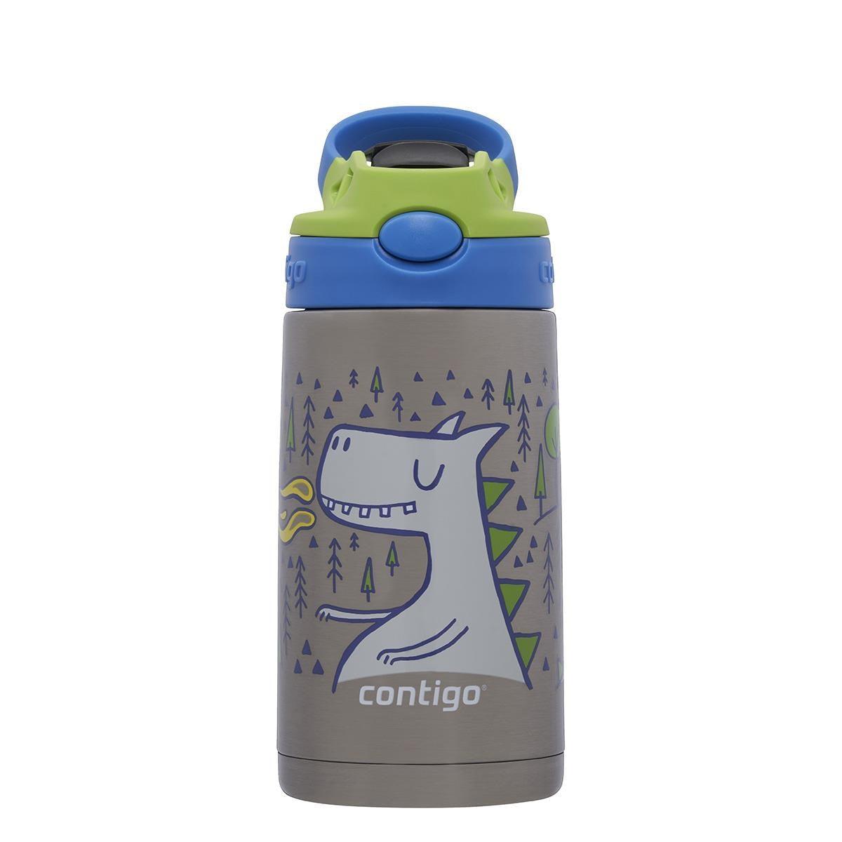 Contigo Gizmo Dragon Çelik Çocuk Suluğu 420ML Ejderha Desenli