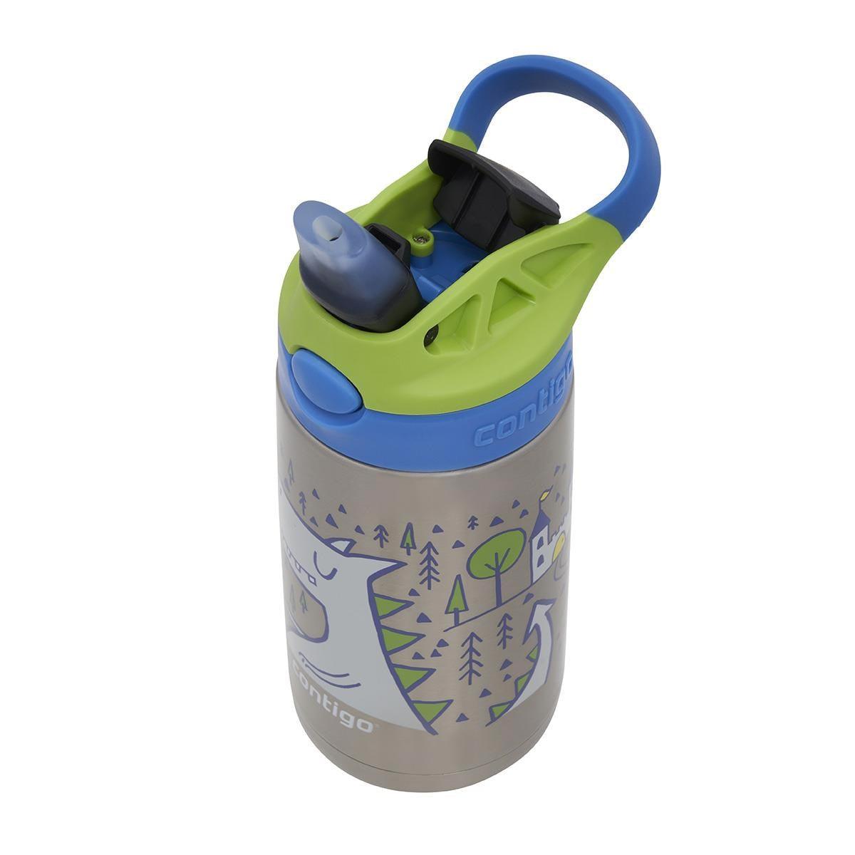 Contigo Gizmo Dragon Çelik Çocuk Suluğu 420ML Ejderha Desenli