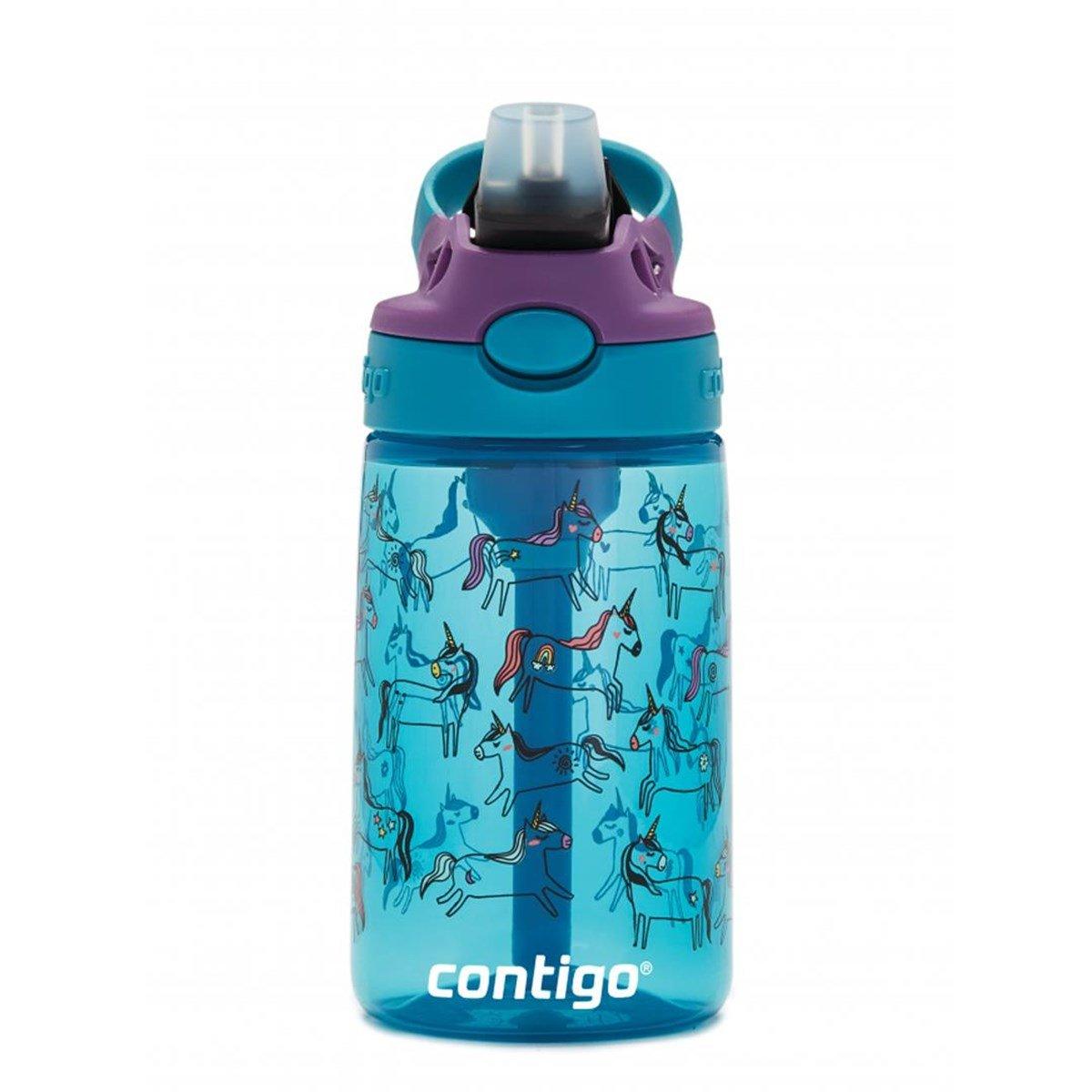 Contigo Gizmo Flip Unicorn Tritan Çocuk Suluğu 420ML Mavi