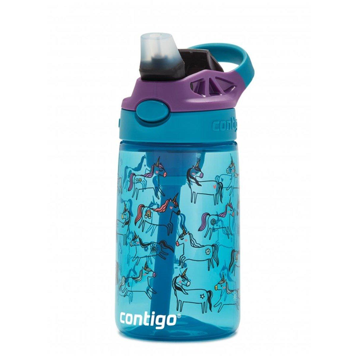 Contigo Gizmo Flip Unicorn Tritan Çocuk Suluğu 420ML Mavi