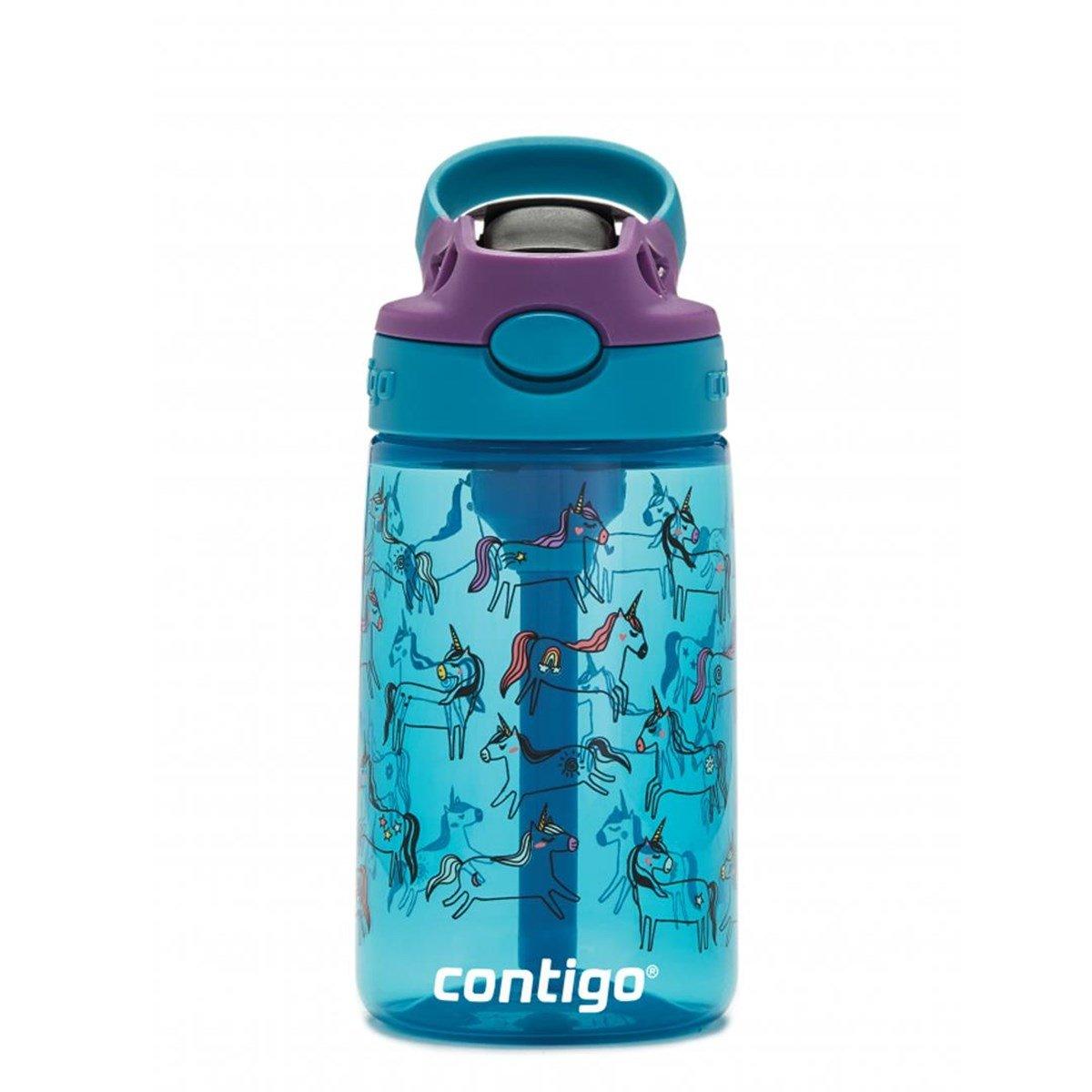 Contigo Gizmo Flip Unicorn Tritan Çocuk Suluğu 420ML Mavi