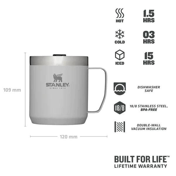 Stanley Classic Mug Kamp Bardağı Kül 0.35 L