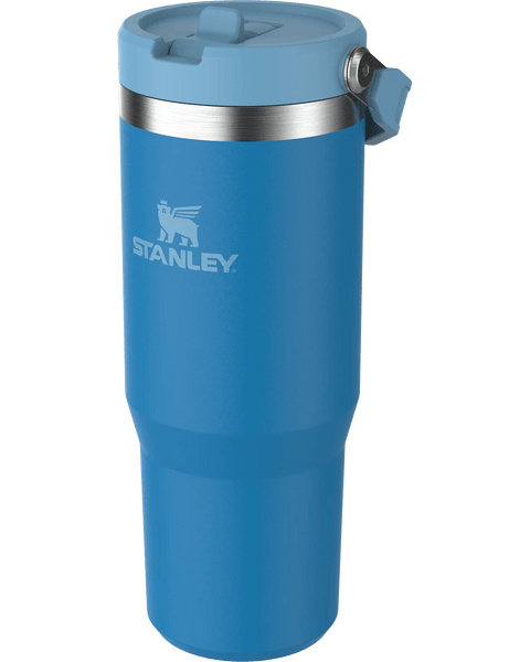 Stanley The Iceflow Flip Straw Tumbler Pipetli Termos Azure 30 OZ - 0.88L - Termos Dünyası